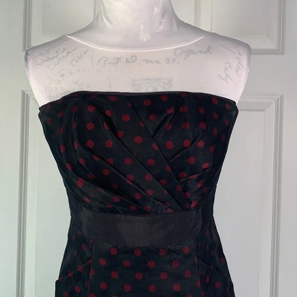White House Black Market Polka Dots Dress - Picture 5 of 14